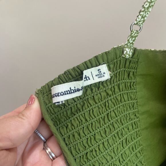 Abercrombie Double Knot Front Cutout Mini Danity Floral Dress Size S - Picture 9 of 11